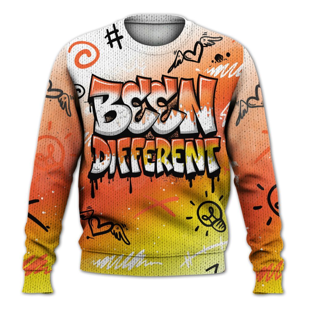 Knitted Sweater To Match Dunk High Candy Corn - Drip Been Di2ferent