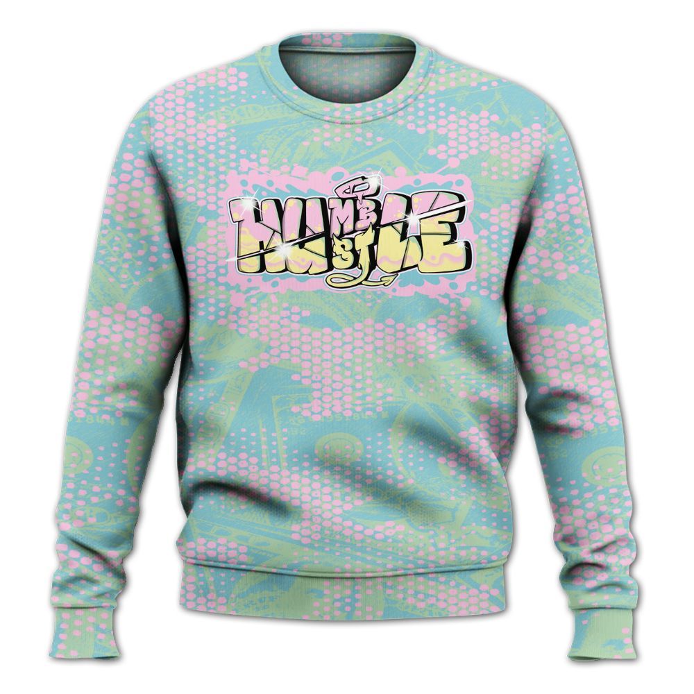 Sweatshirt To Match SB Dunk Low Visty - Humbled Hustles Graphic Banknotes All Over Print