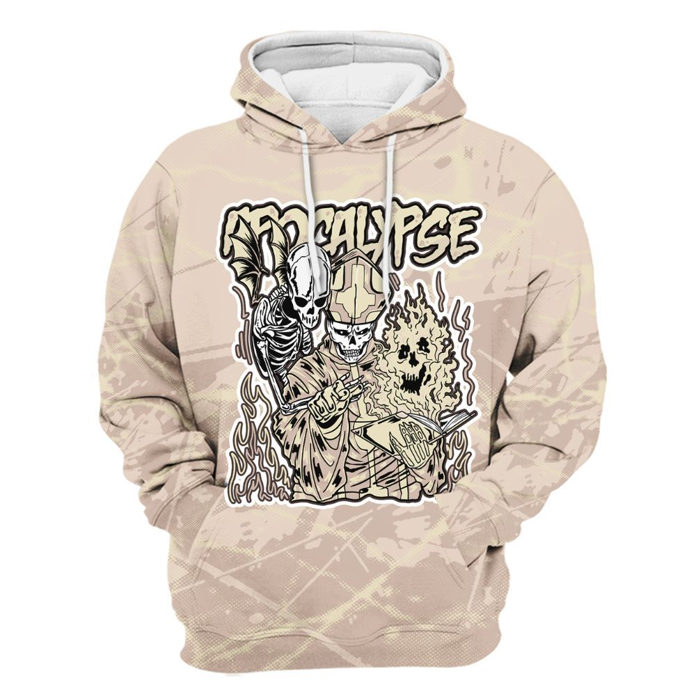Hoodie To Match A Ma Maniere X Fossil Stone 4s - Apocalypse Skeleton Profound All Over Print