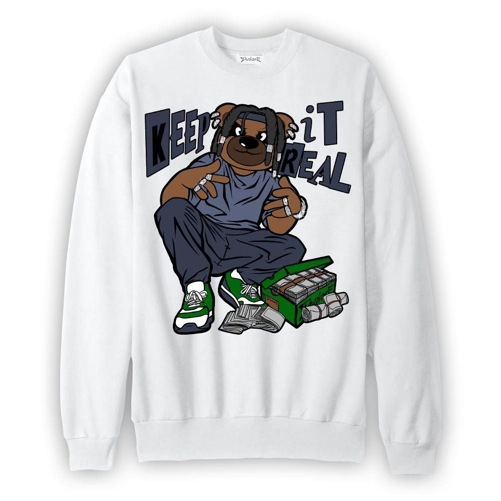 Sweatshirt To match Midnight Navy 13s Sweatshirt - Keep_in Auth Bear Graphic