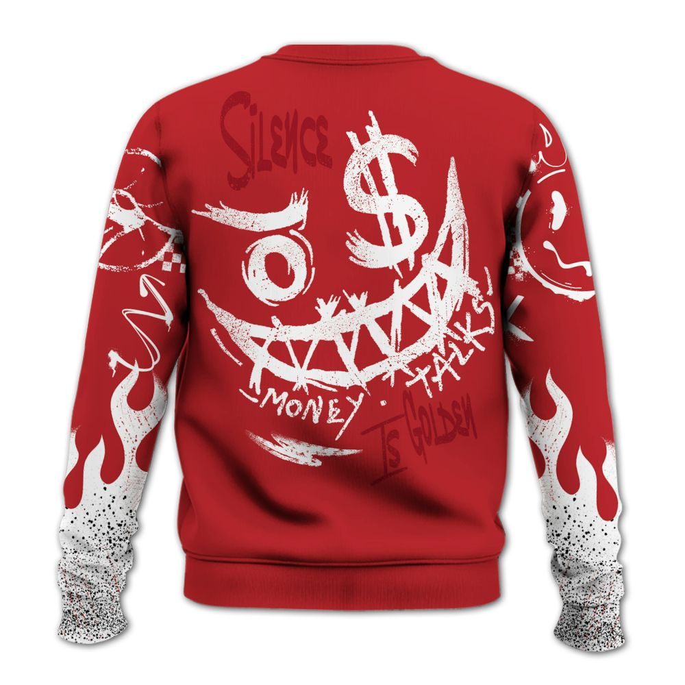 Sweatshirt To Match Retro Cherry 12s - Mouth Burning Street Style All Over Print