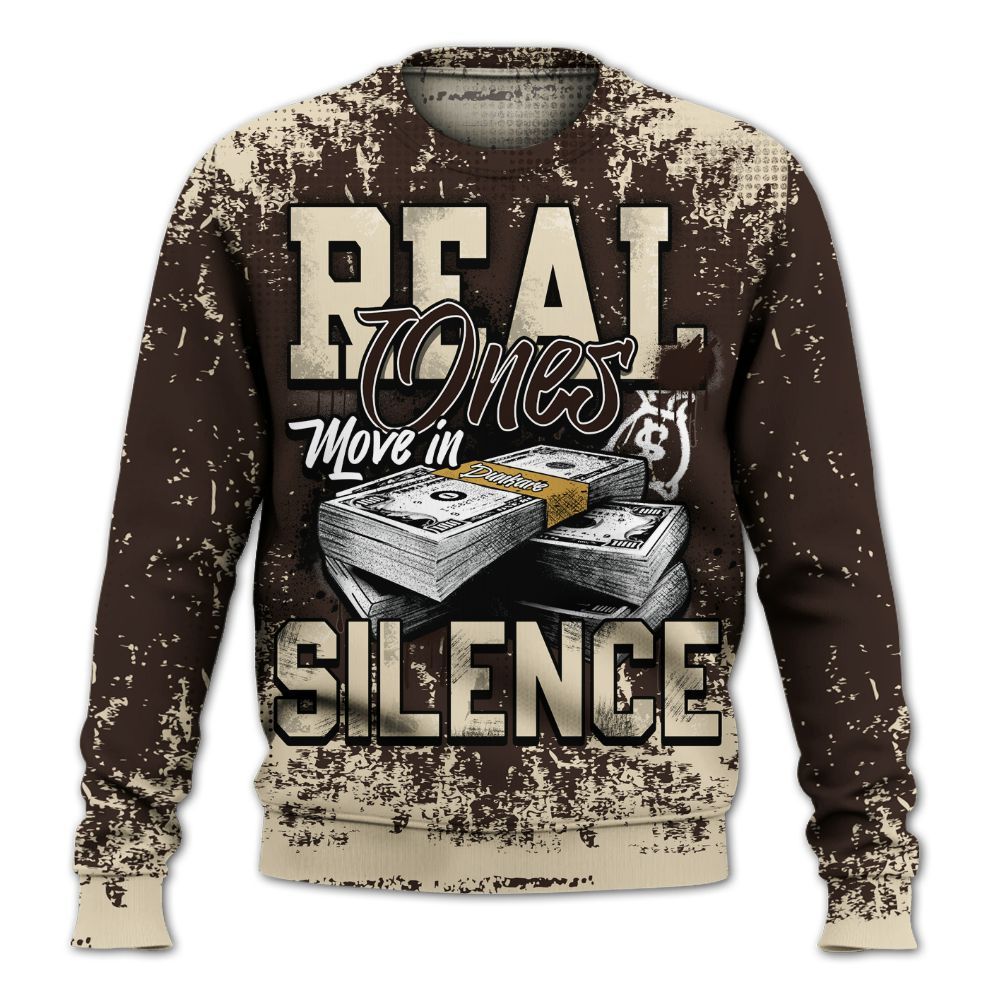 Sweatshirt To Match 2025 Retro Earth 5s - Move In Silence Money Street Retro All Over Print
