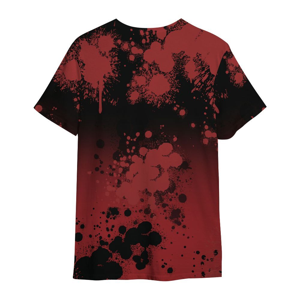 Shirt To Match Alternate Flu Game 12s - God Blessed Ink Drip All Over Print