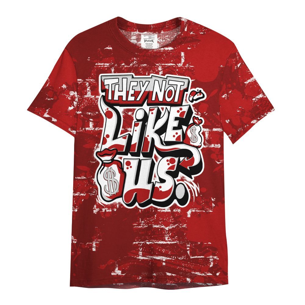 Shirt To Match Red Taxi 12s - Dislike Us Graphic Street Art All Over Print