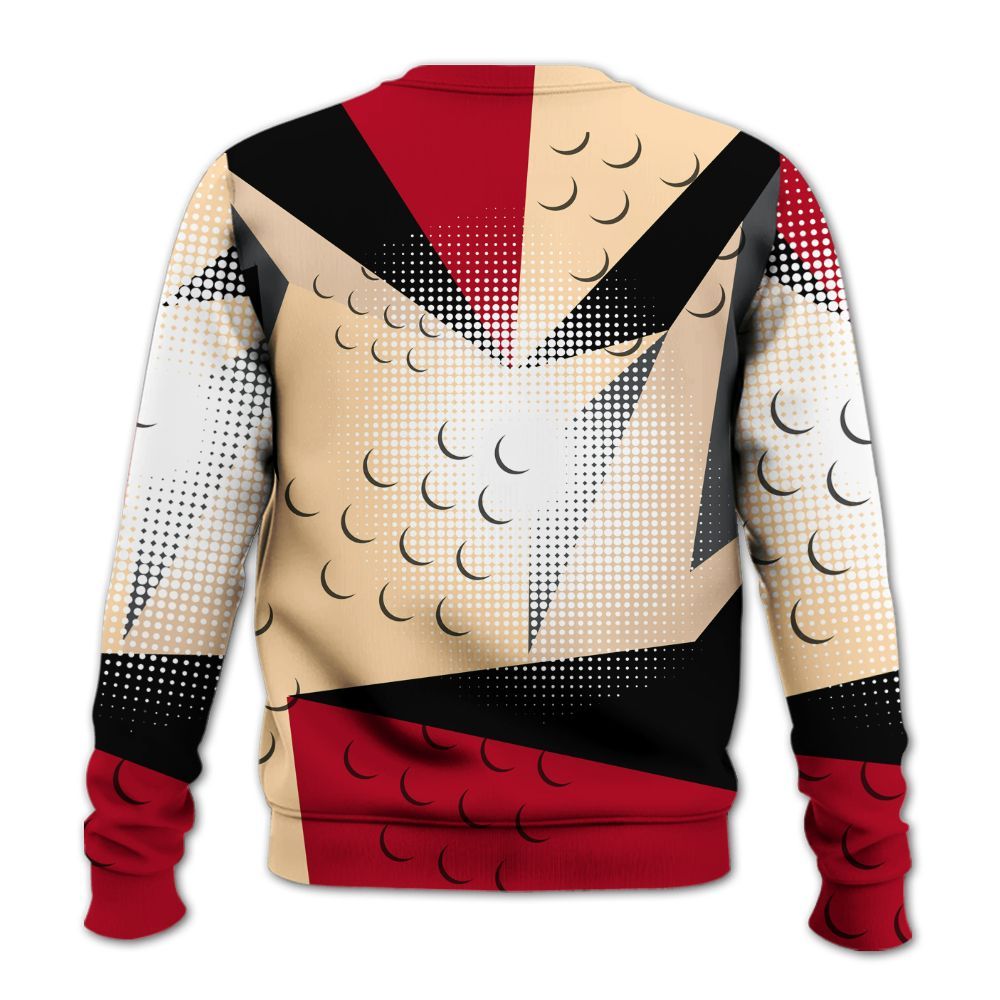 Sweatshirt To Match Retro Pizza GS 4s - Poly Custom Name Number 23 5s All Over Print