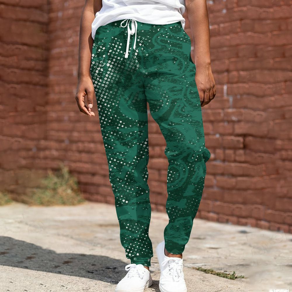 Sweatpant To Match Oxidized Green 4s - Avant Garde Graphic All Over Print