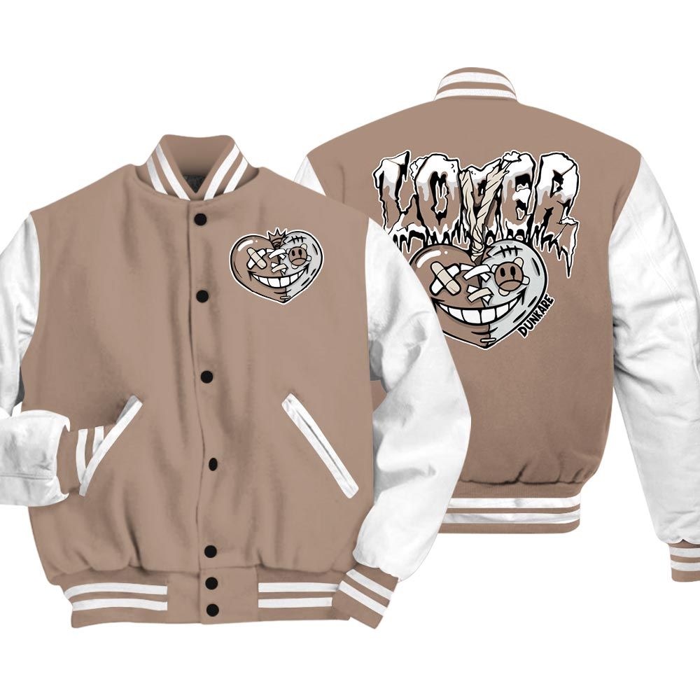 Varsity Jacket To Match OG Latte 1s - Love Loser Varsity Jacket Unisex 0905 PAT