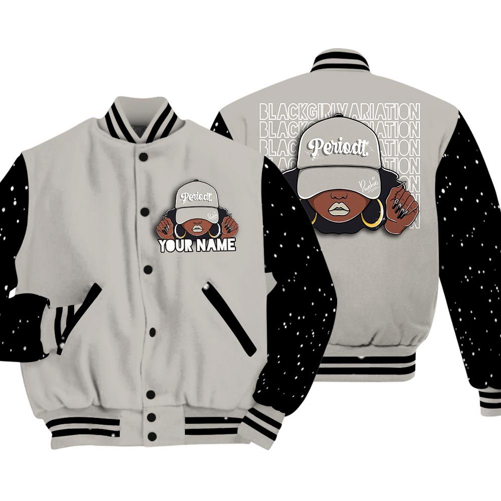 Varsity Jacket To Match Varsity Streetwear Custom Name Black Girl, SE Sail Summer 5s T-Shirt, Sneaker SE Sail Summer 5s Baseball Varsity Jacket 1604 NCT