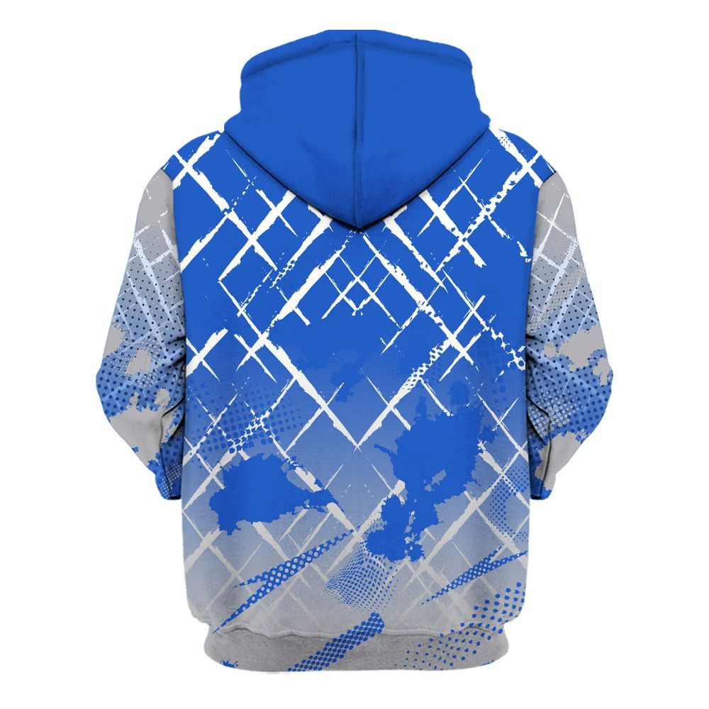 Hoodie To Match Retro Stealth 5s - Halftone Stand Business Dripping All Over Print