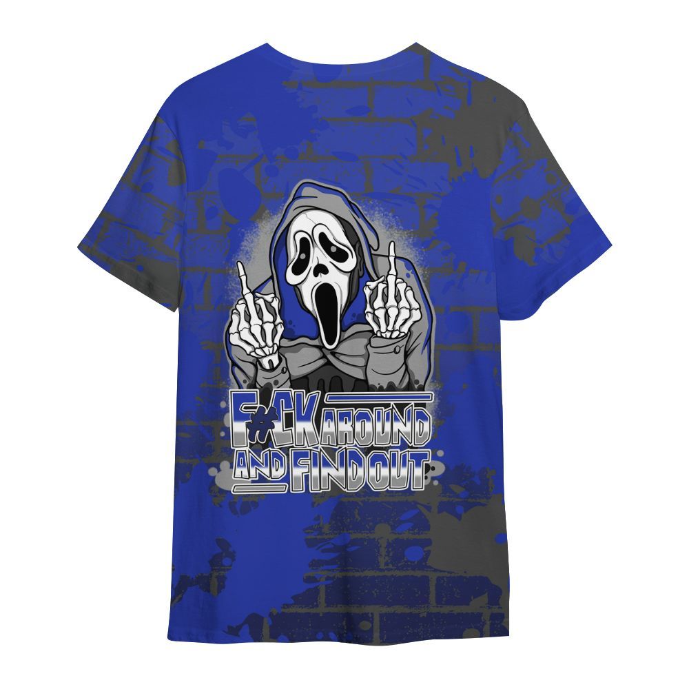 Shirt To Match Air Max Plus Black Racer Blue - F#CK And Find Out Graphic Halloween All Over Print
