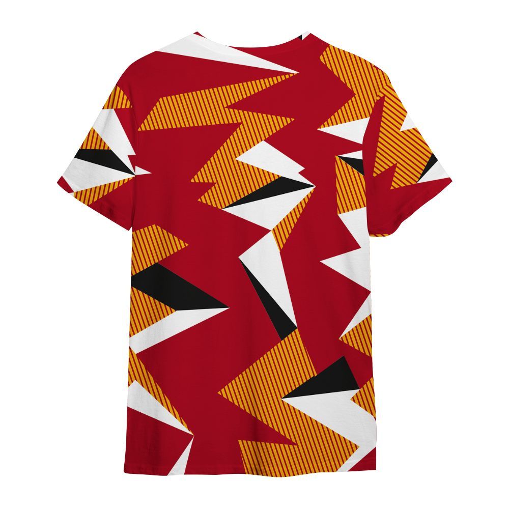 Shirt To Match Cardinal 7s - Geometric Camouflage Pattern All Over Print