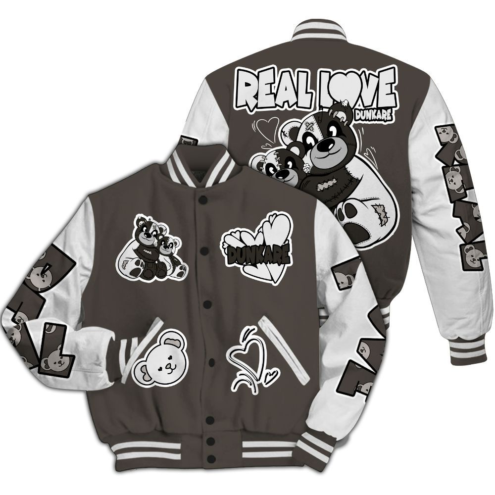 Varsity Jacket To Match Baroque Brown 12s - Sincere Fondness Bear All Over Print