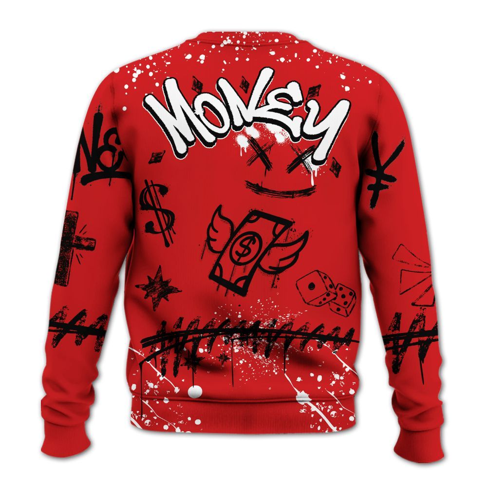 Sweatshirt To Match Low Bred 11s - Everybody Paid In Full Crayon All Over Print