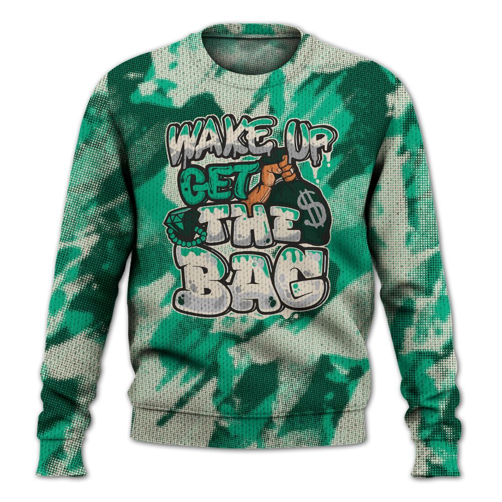 Knitted Sweater To Match Oxidized Green 4s - Get More Bags Abstract