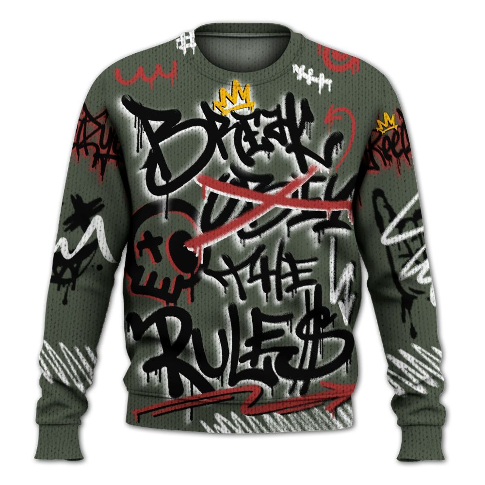 Sweater To Match Air Force 1 Low Year Of The Snake Shirt, Streetwear Break The Rules Graphic