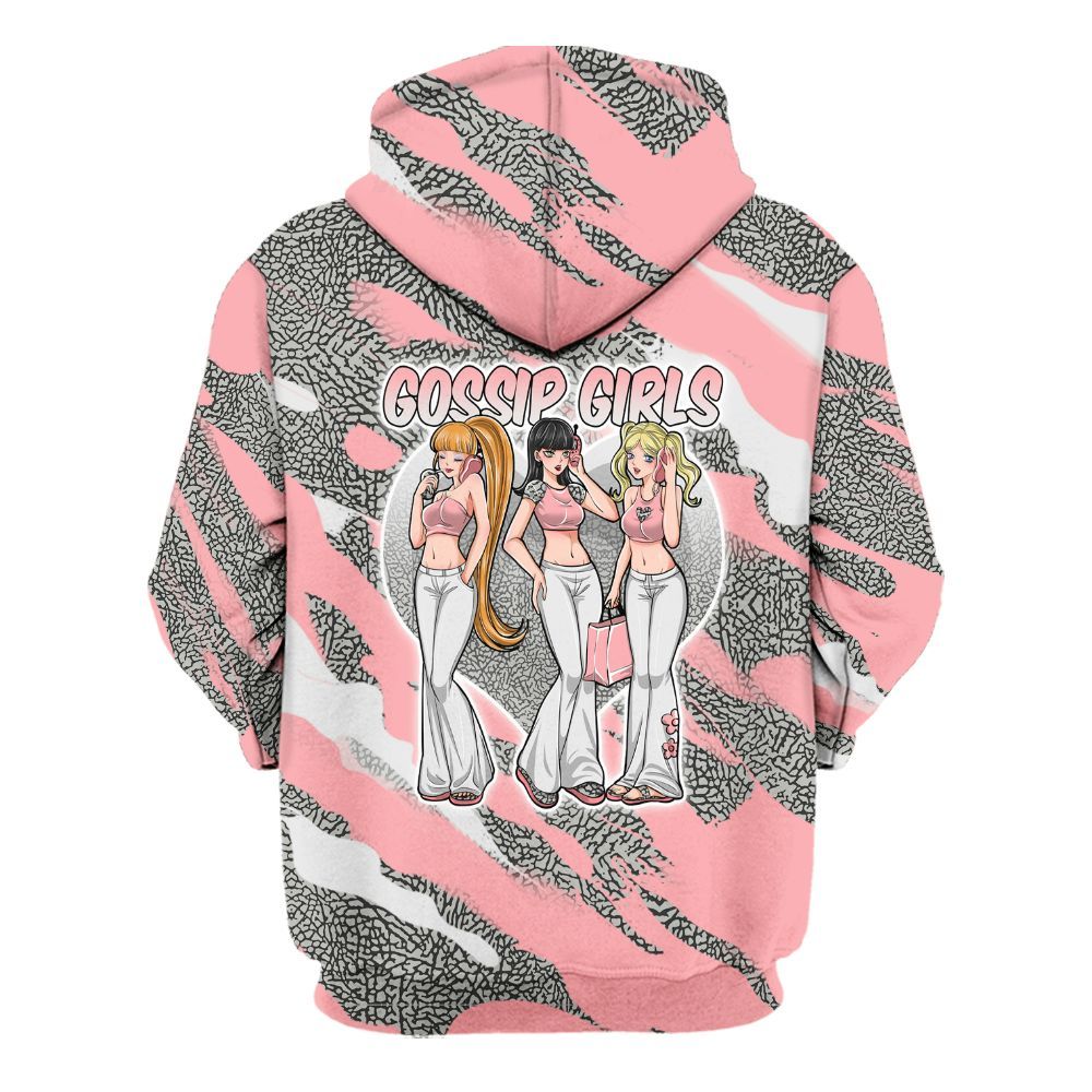 Hoodie To Match Retro Wings 3s - Gossip'Girls All Over Print