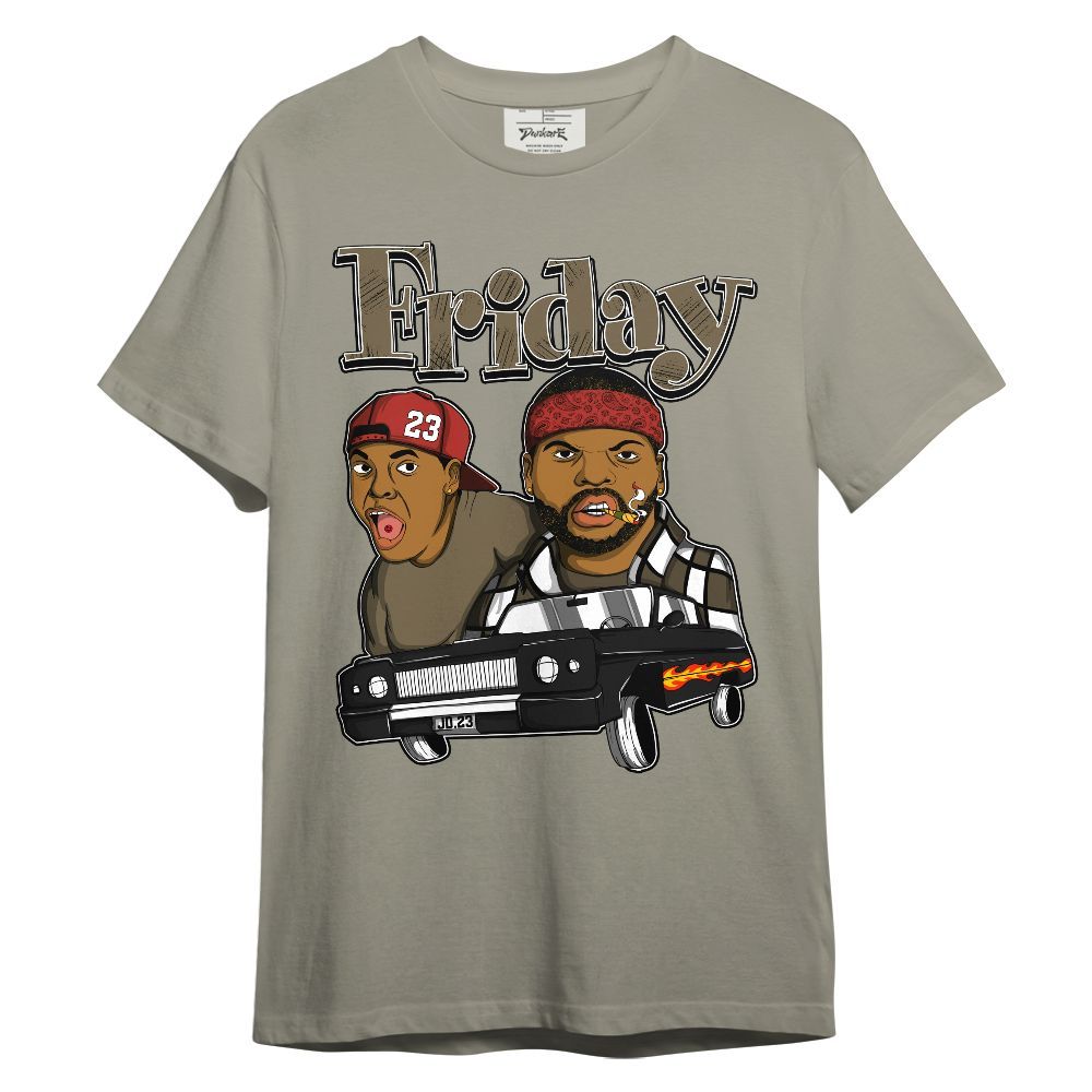 Shirt To Match Olive 9s - Friday Sneaker Retro Unisex Shirt