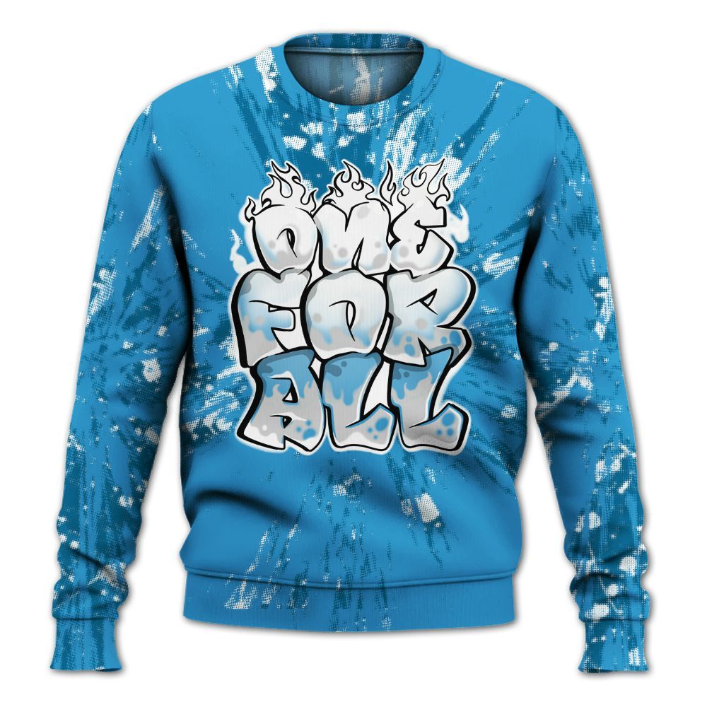 Sweatshirt To Match Powder Blue 9s - Ones For All Graphic Luxury All Over Print