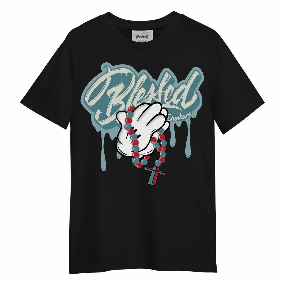 Shirt To Match Dunk Low Denim Turquoise Royal - God Blessed Drip Unisex Shirt
