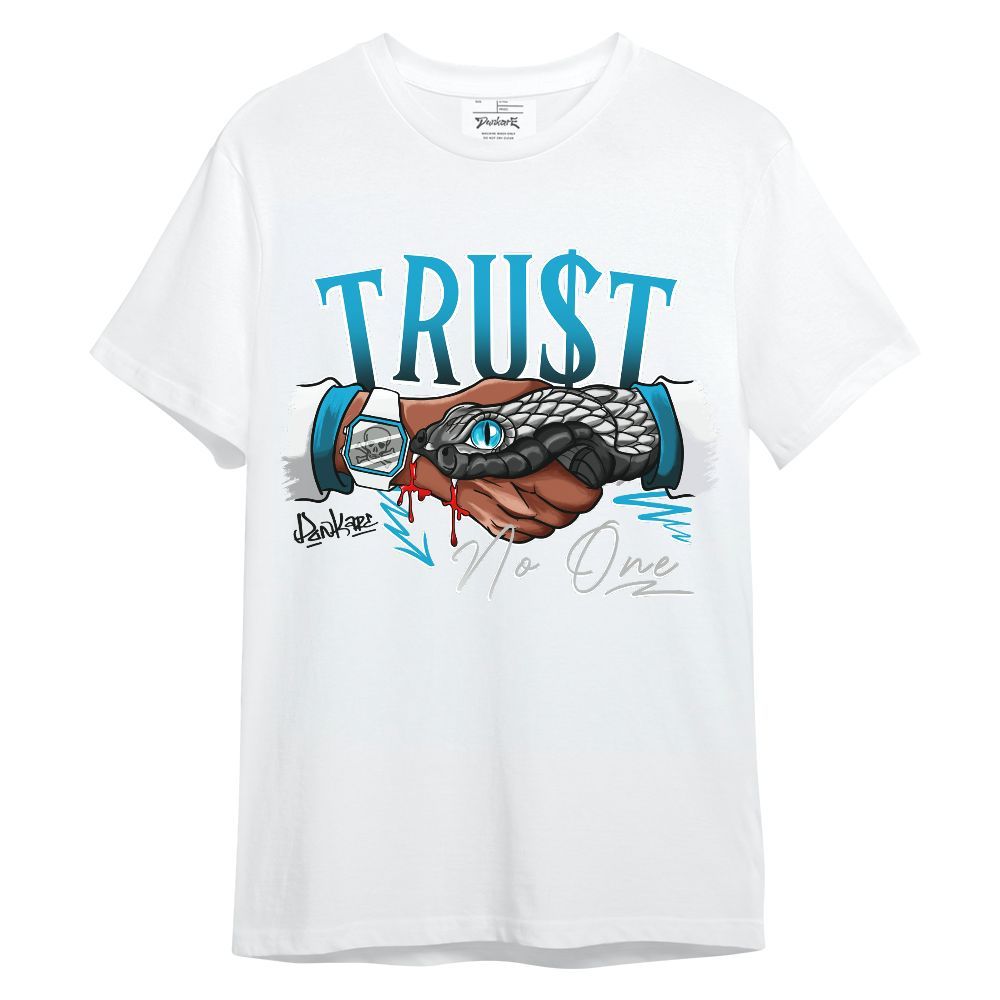 Shirt To Match Ja 3 Jurassic Park Metallic Silver - Snake Trust No One Graphic