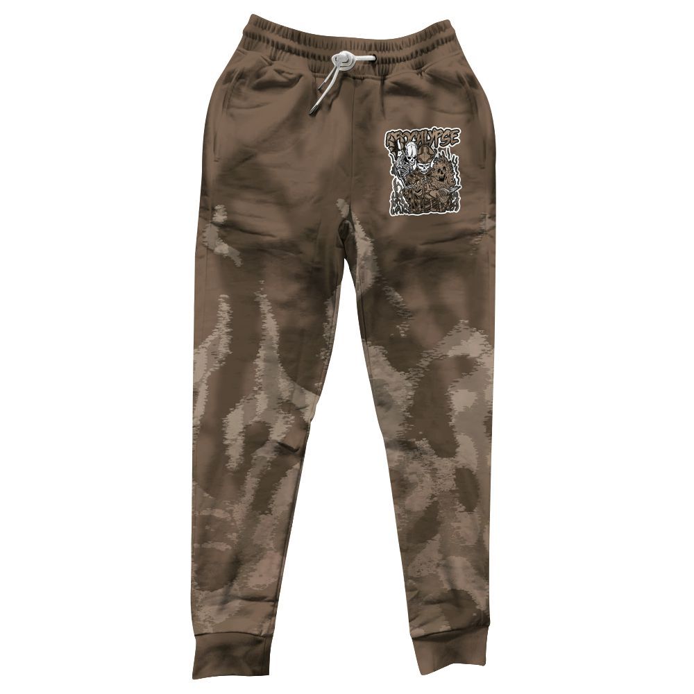 Sweatpant To Match Dark Mocha Jack - Apocalypse Skeleton Burn All Over Print