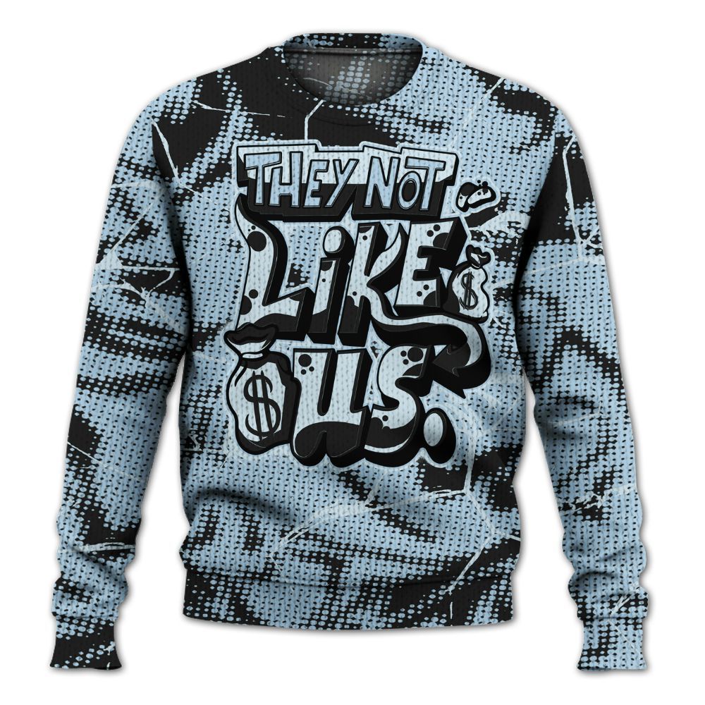 Sweater To Match Foamposite One Psychic Blue - Dislike Us Crack Graphic