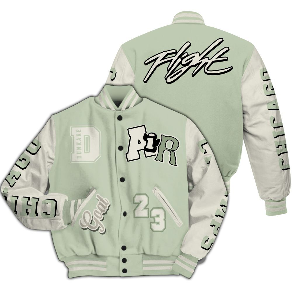 Varsity Jacket To Match Seafoam Sail 4s - The G.O.A.T Streetwear All Over Print