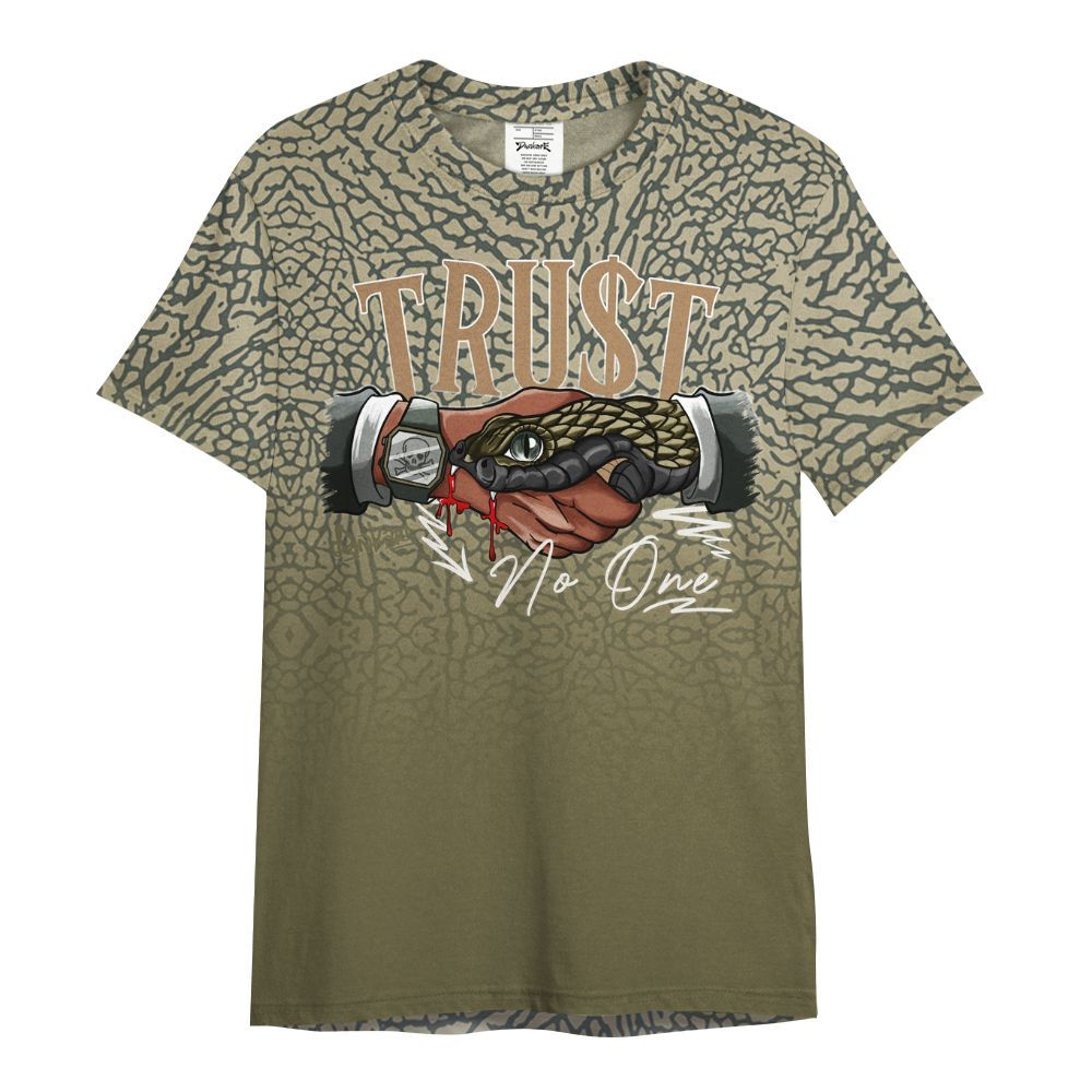 Shirt To Match Retro Family Affair 3s - Snake Trust No One Drip All Over Print