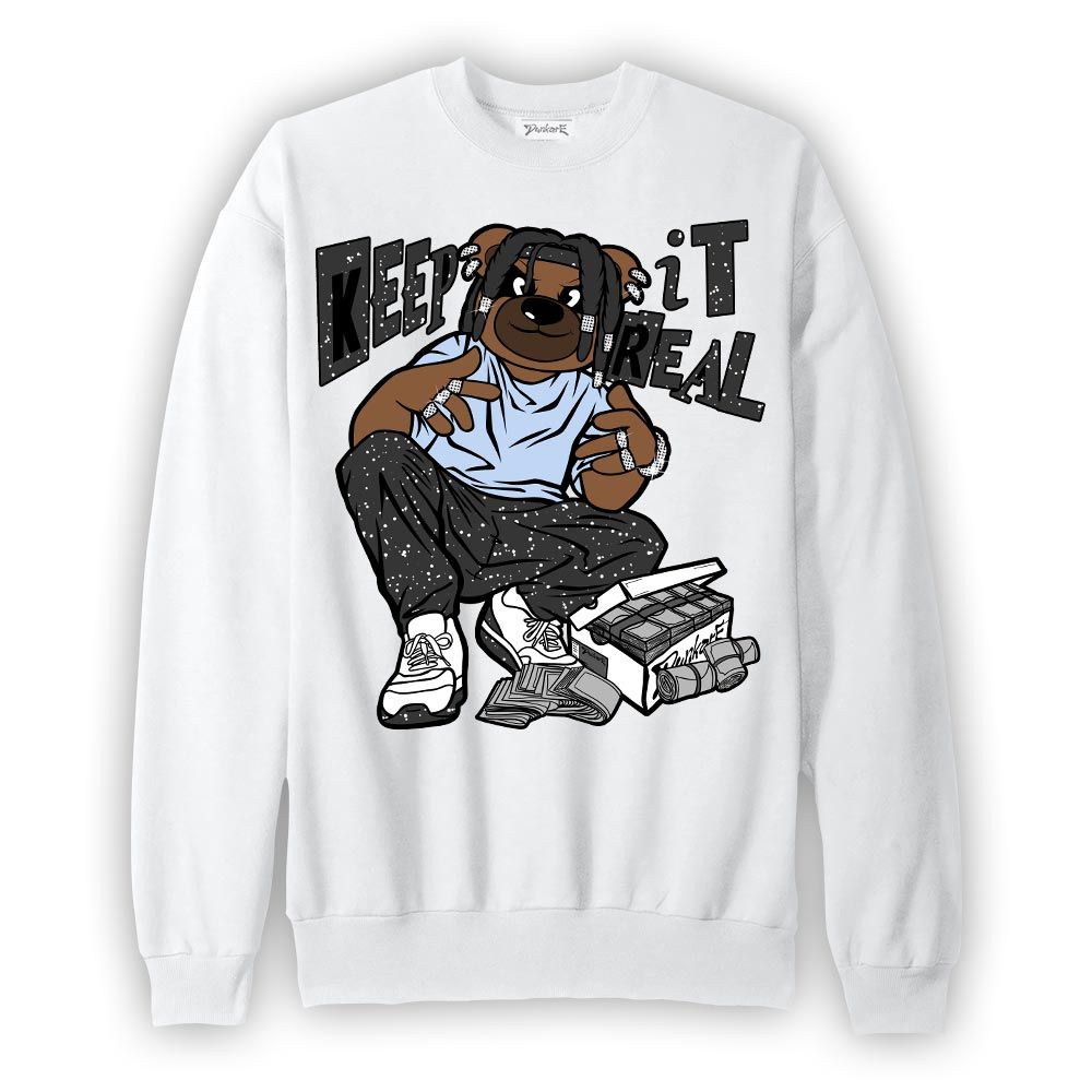 Sweatshirt To match Reverse Black White 6s Sweatshirt - Keep_in Auth Bear Graphic