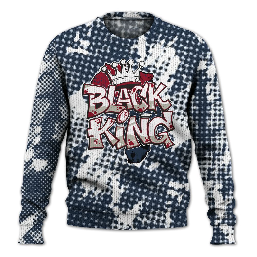 Knitted Sweater To Match Navy Blue 2024 6s - B-King Shirt Unisex Oufit