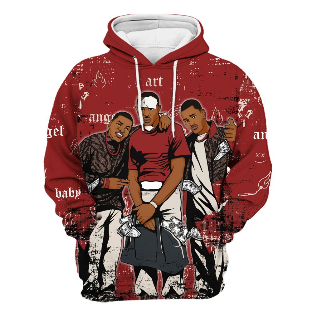 Hoodie To Match World’s Best Dad 3s - Paid In Full Money All Over Print