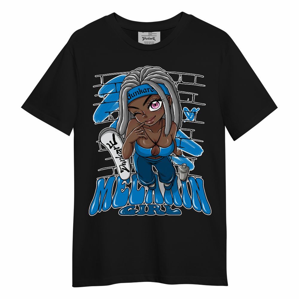 Shirt To Match Military Blue 4s - MelaninGirl Unique Unisex Shirt