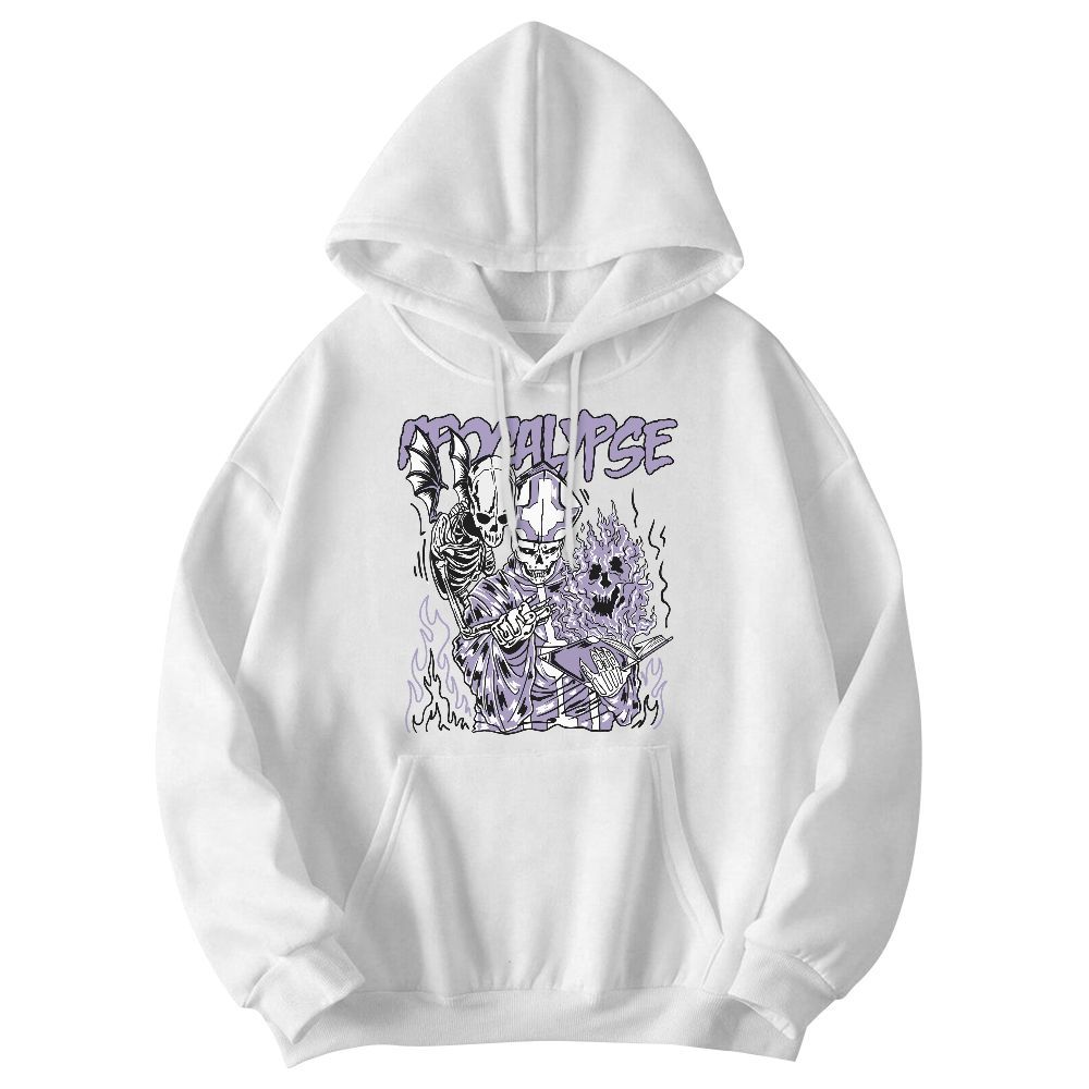 Sweatshirt To Match Low Pure Violet 11s - Apocalypse Skeleton Graphic