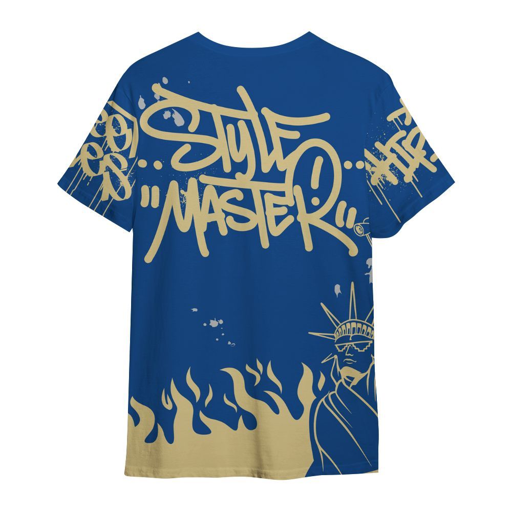 Shirt To Match Air Ship Royal Blue - Graphic Fck Around Find Out All Over Print