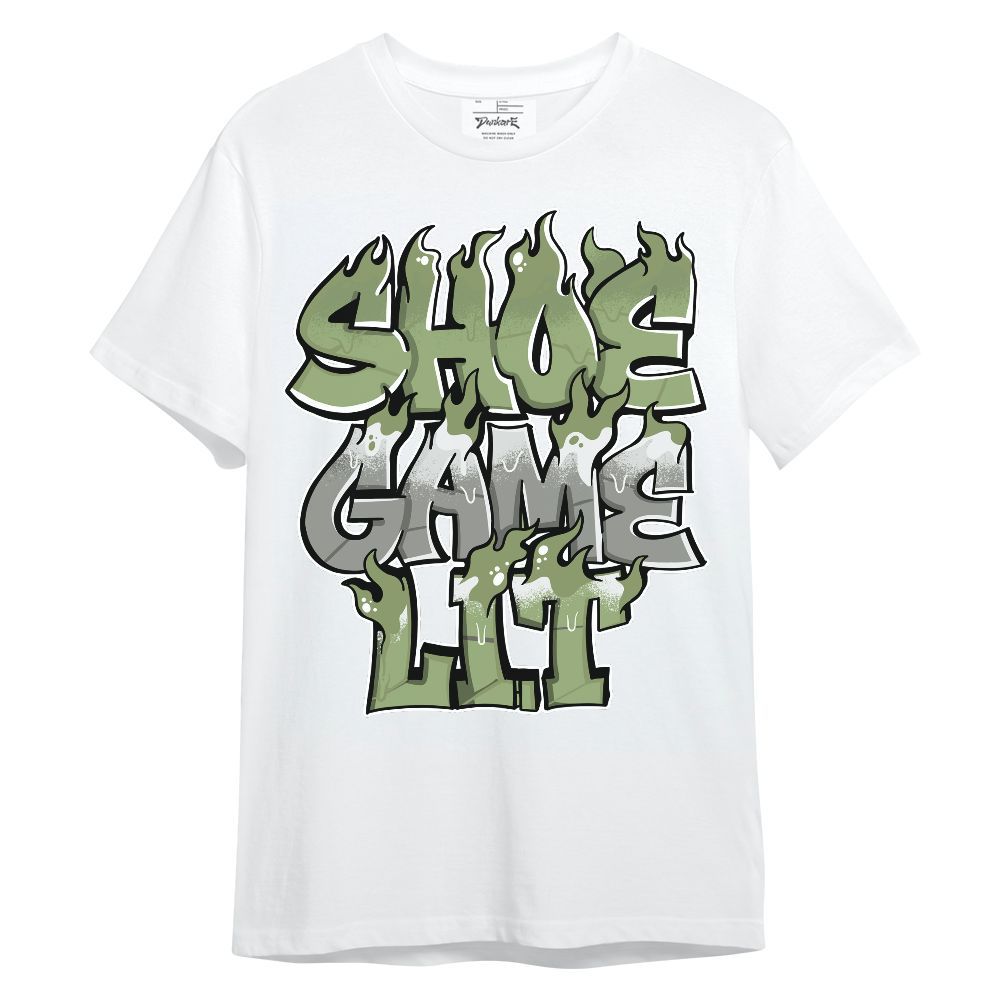Shirt To Match Oil Green 4s - Shoe Game Lit Graphic Unisex Shirt