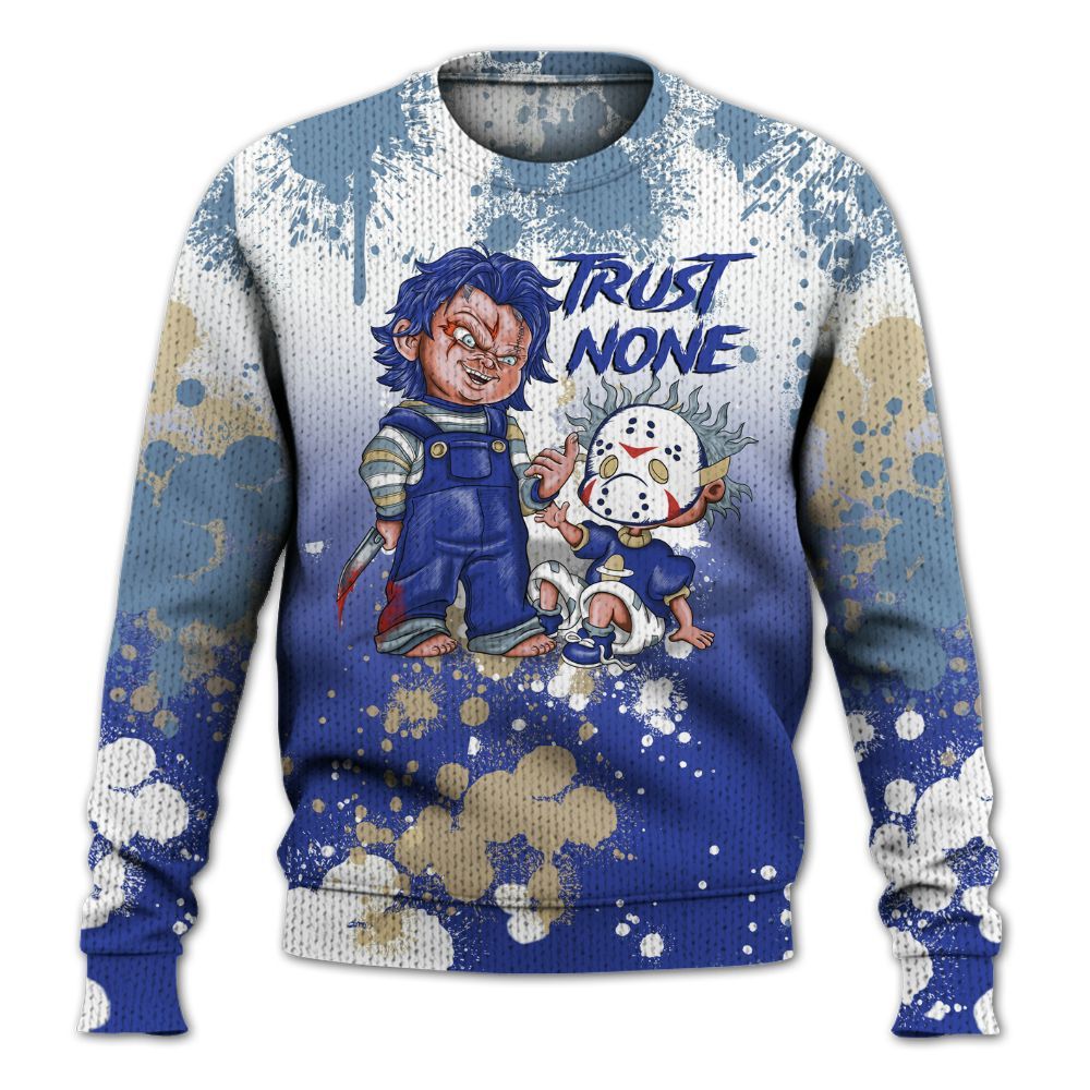 Knitted Sweater To Match Air 180 Concord - Trust No One Scary