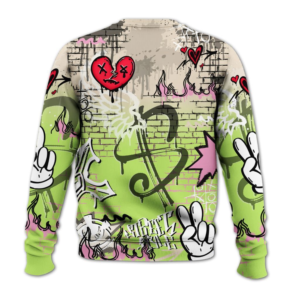Sweatshirt To Match Jack Black Night Silver - Been Dif2erent Drip Graffiti All Over Print