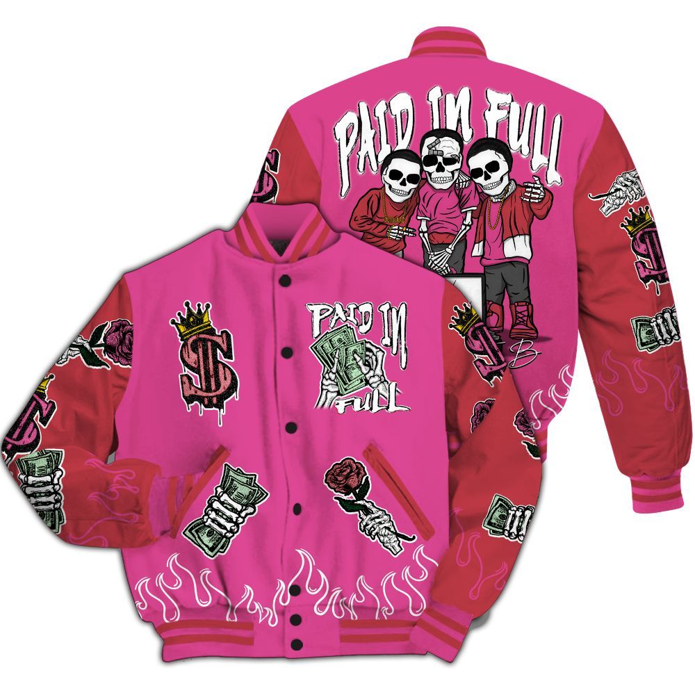 Varsity Jacket To Match KD 4 Aunt Pearl - Fire Everybody Paid In All Over Print