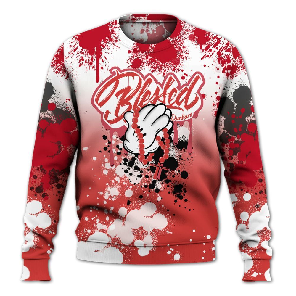 Sweatshirt To Match Scoot Zeros ODD City - God Blessed Ink Drip All Over Print