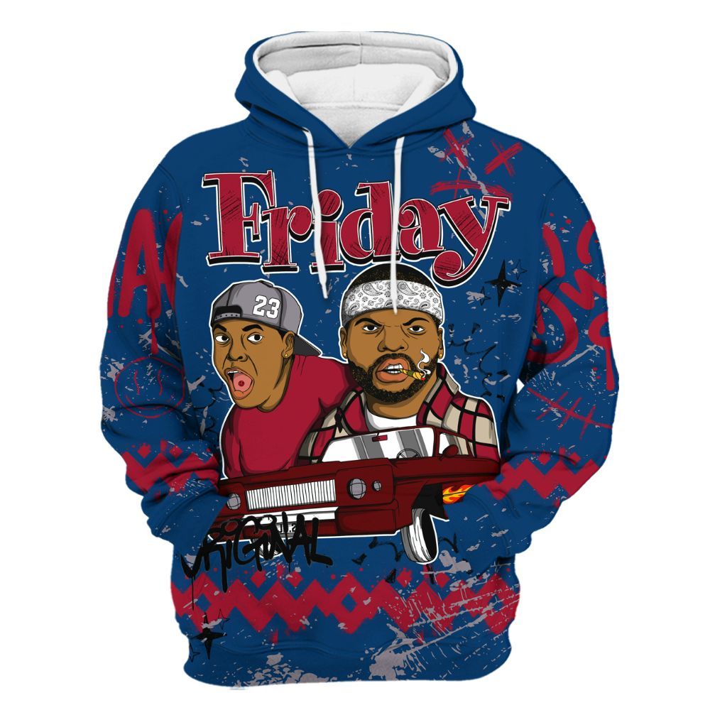 Hoodie To Match Rare Air 4s - Friday Sneaker Crayon All Over Print