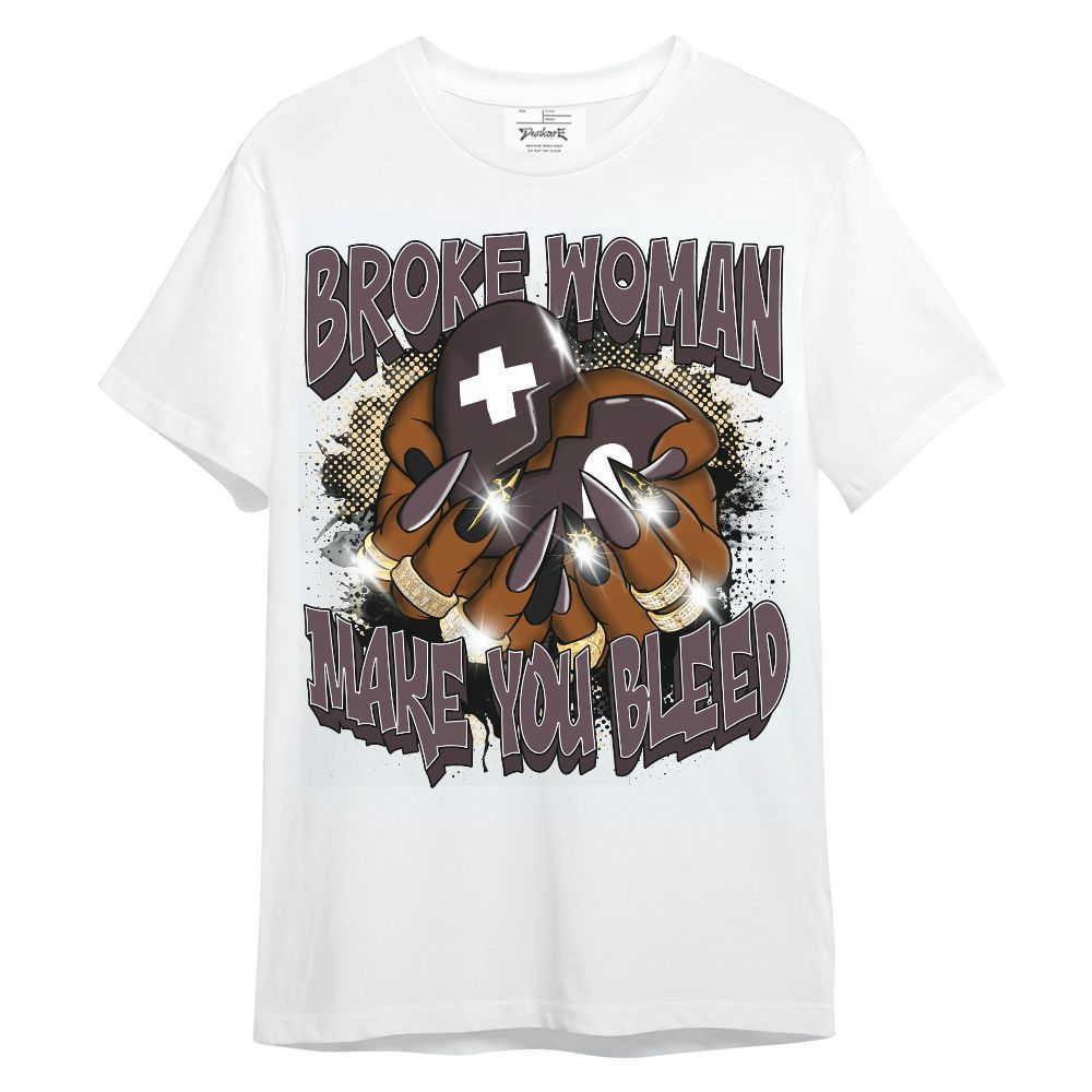 Shirt To Match AMM Black 3s - Broke Woman Heart Retro Unisex Shirt