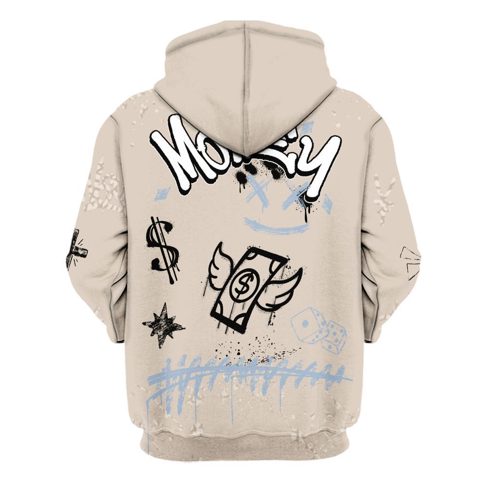 Hoodie To Match Desert Sand 3s - Everybody Paid In Full Crayon All Over Print