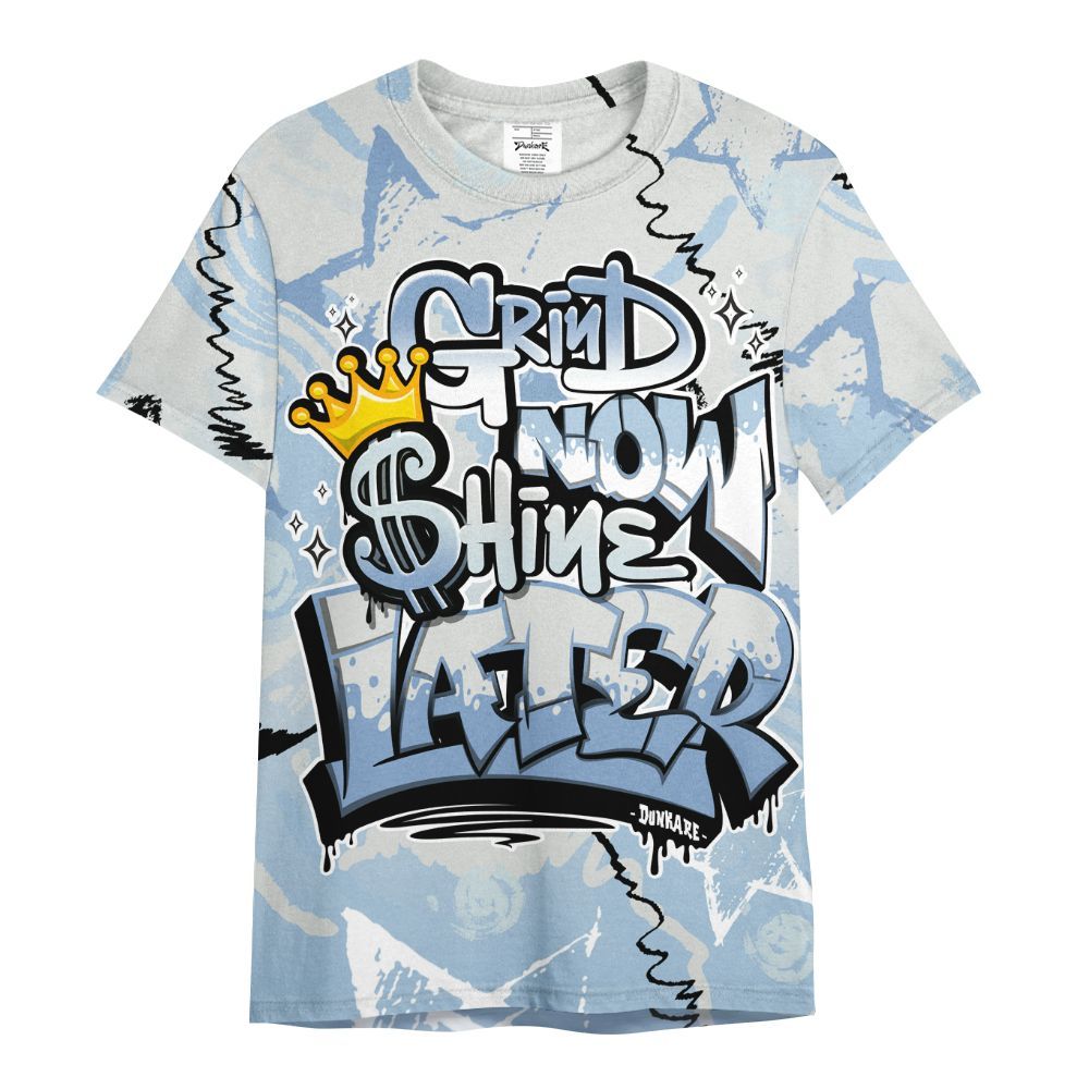 Shirt To Match Forget Me Not 4s - Grind Shine Later Drip All Over Print