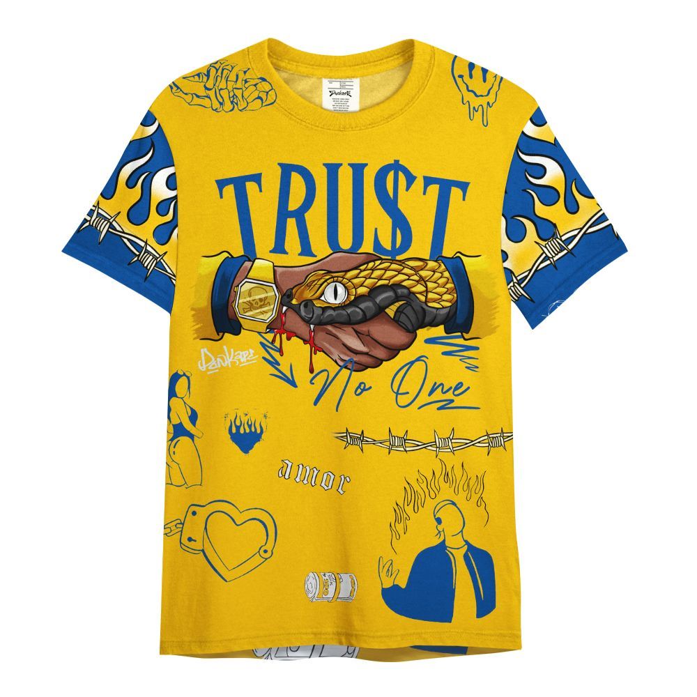 Shirt To Match High Laney 1s - Snake Trust No One All Over Print