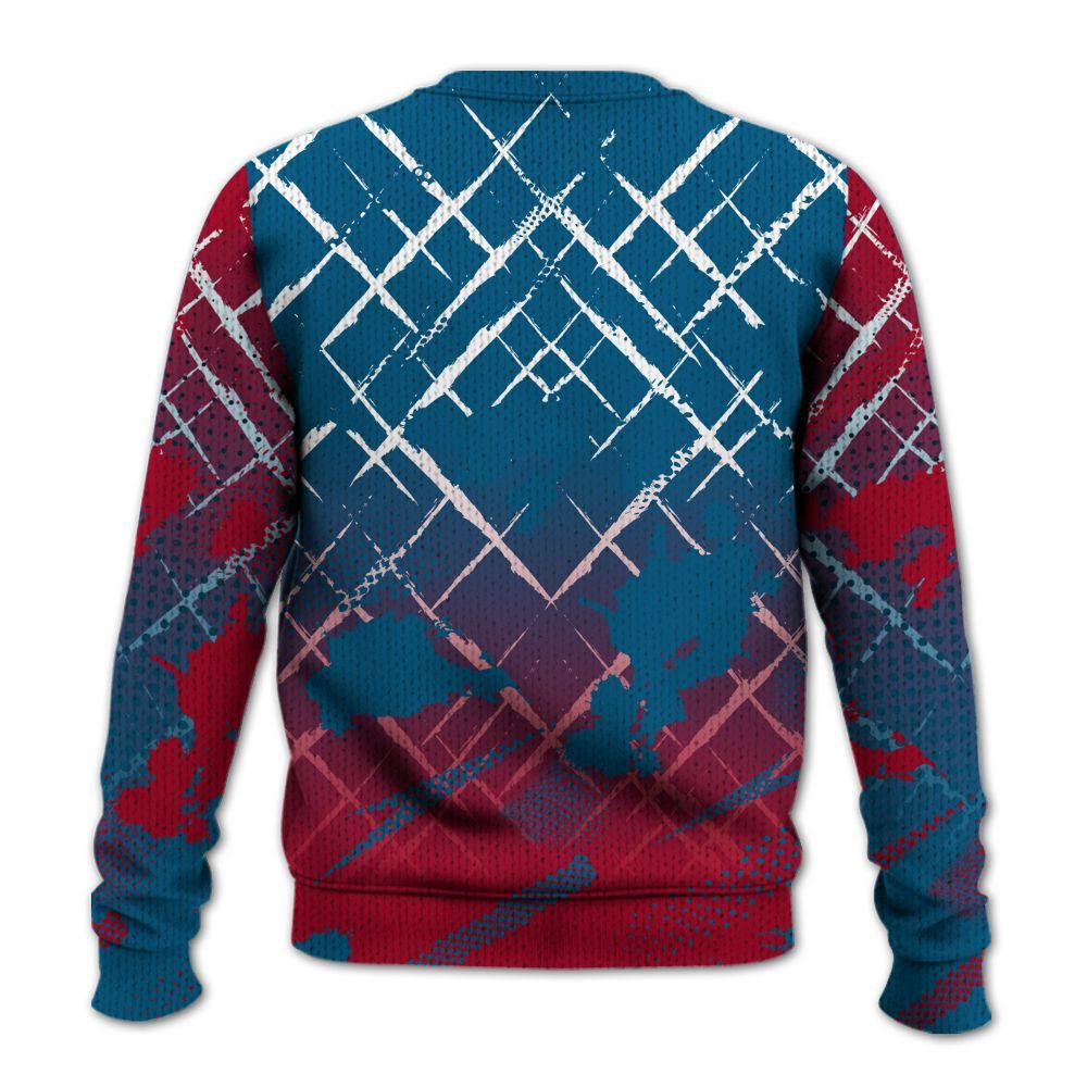 Knitted Sweater To Match GS Messy Room 4s - Halftone Stand Business Dripping