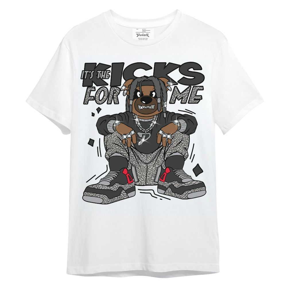 Shirt To Match Black Cement 3s - Sneakers Bear Unisex Shirt