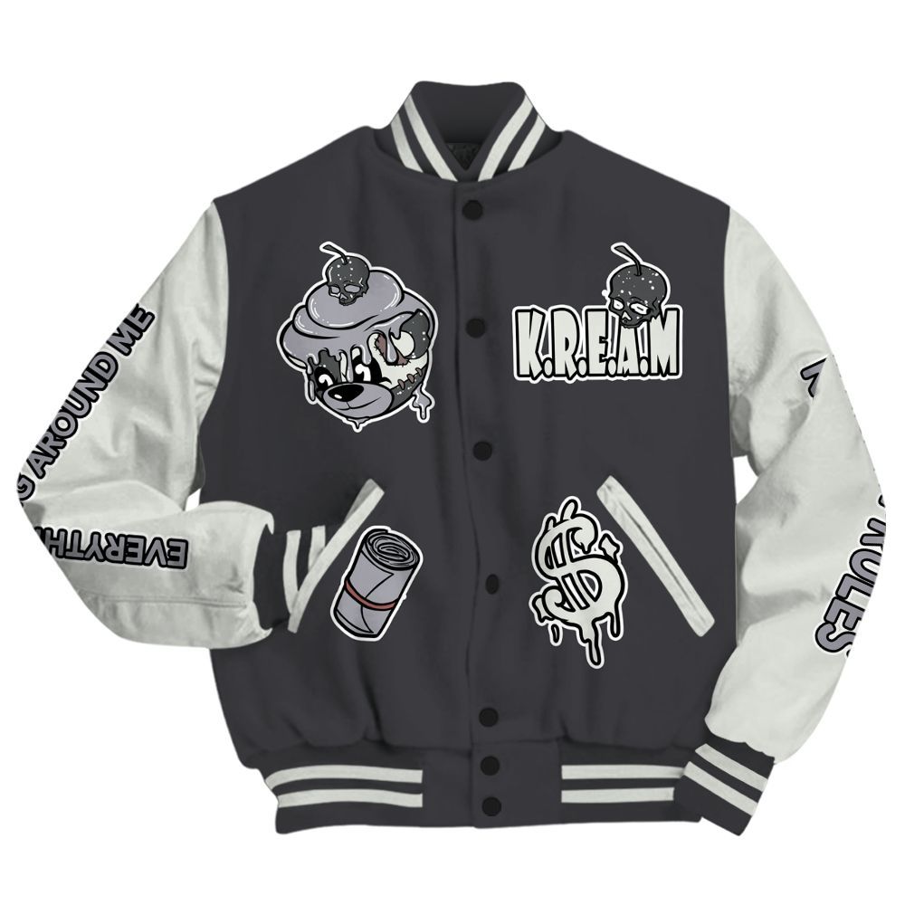Varsity Jacket To Match Fear 4s - Loot Bear All Over Print