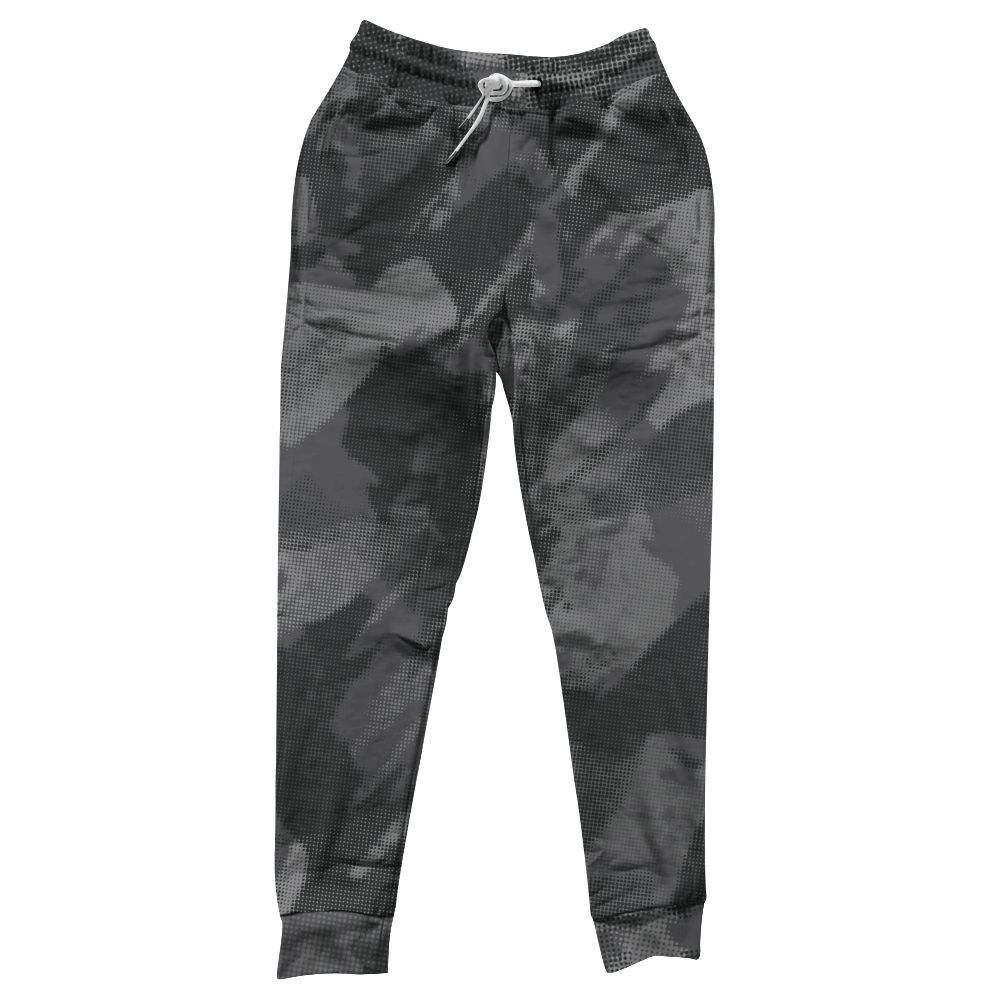 Sweatpant To Match White Thunder 4s - Abstract Halftone Graphic All Over Print