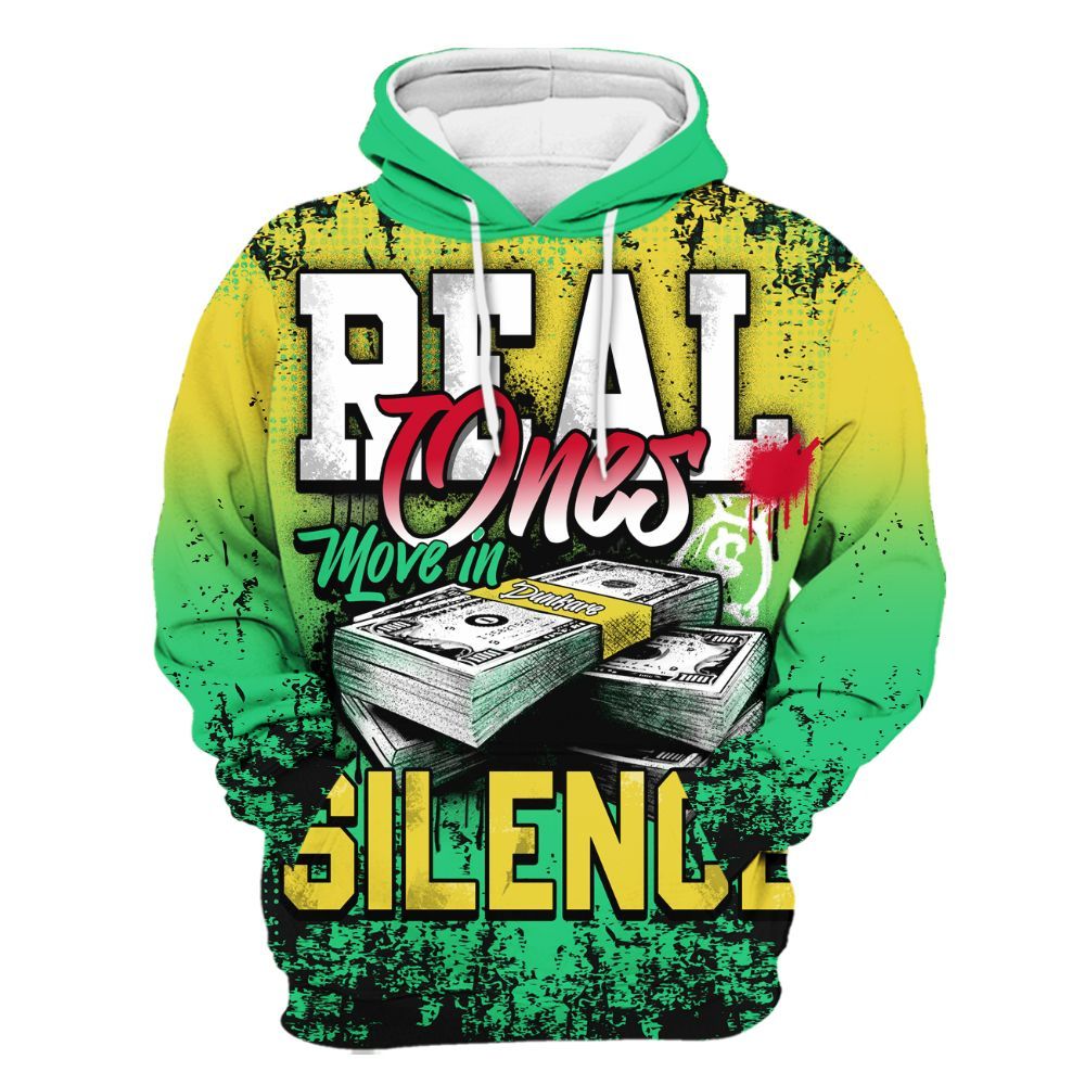 Hoodie To Match Ja 3 Jurassic Park Explorer - Move In Silence Money Street Retro All Over Print