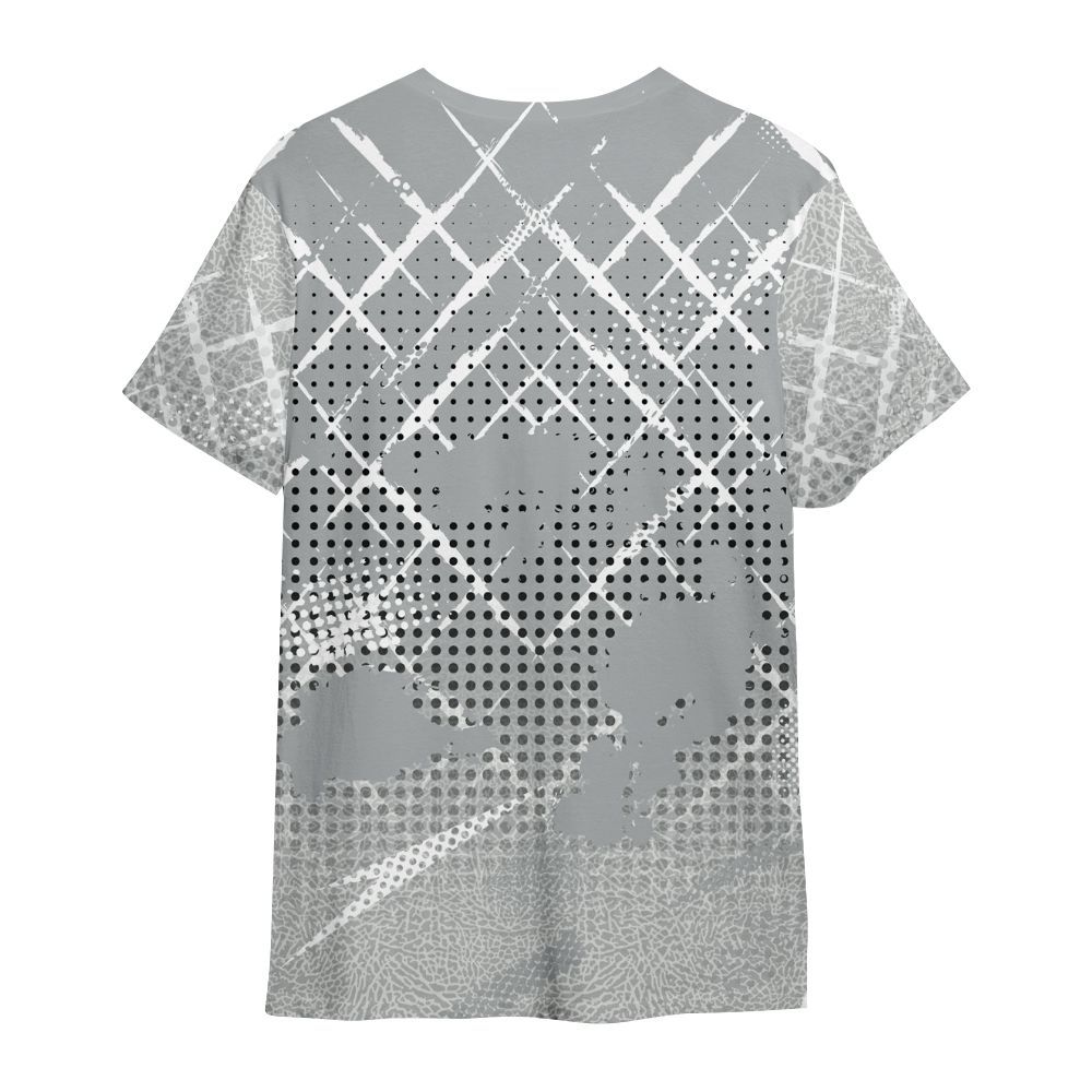 Shirt To Match Retro Pure Money 3s - Halftone Stand Business Dripping All Over Print